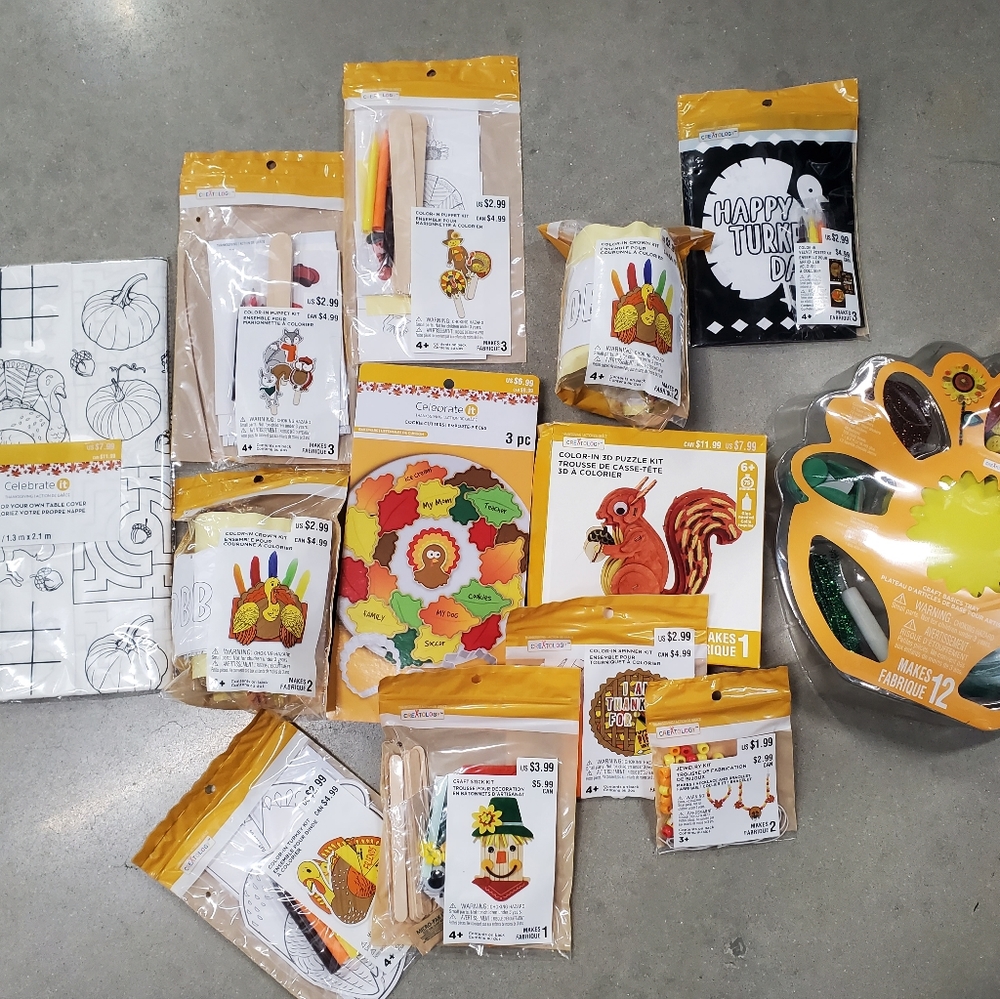 Fall Craft Set 18 items